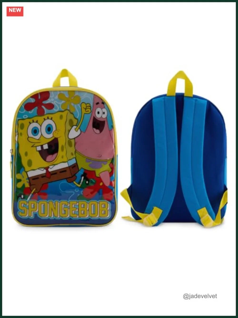 Toddler Backpack with Padded Straps & Zip Compartment for School